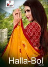 Halla bol 101 Renial  Exclusive Latest Fancy Daily Wear Printed Saree Collection 